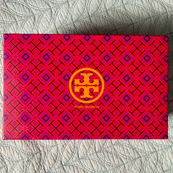 Tory Burch Royal Tan Wedges Peep Toe Size 6 - Picture 7 of 8